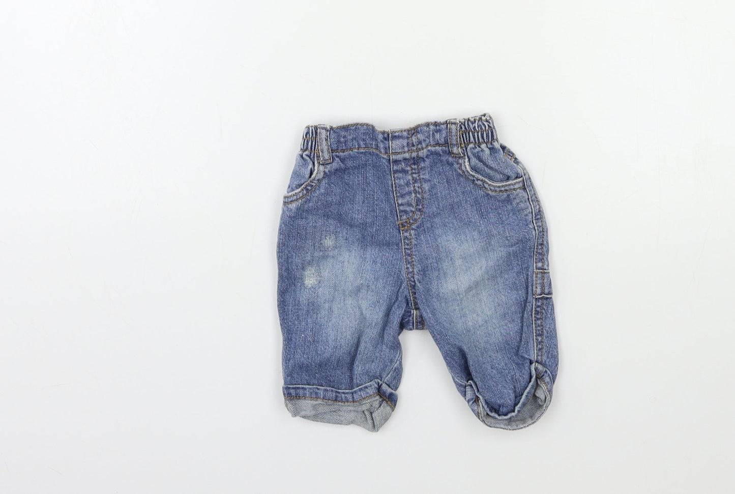 NEXT Baby Blue  Denim Track Pants Jeans Size Newborn