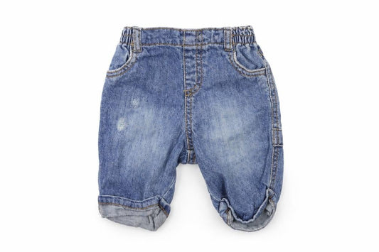 NEXT Baby Blue  Denim Track Pants Jeans Size Newborn
