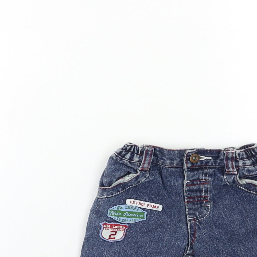 George Baby Blue  Denim Jogger Jeans Size 0-3 Months