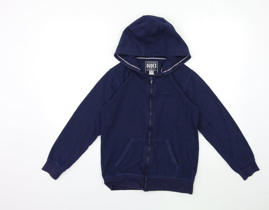 UNDENIA BLES  Boys Blue   Full Zip Hoodie Size 12 Years
