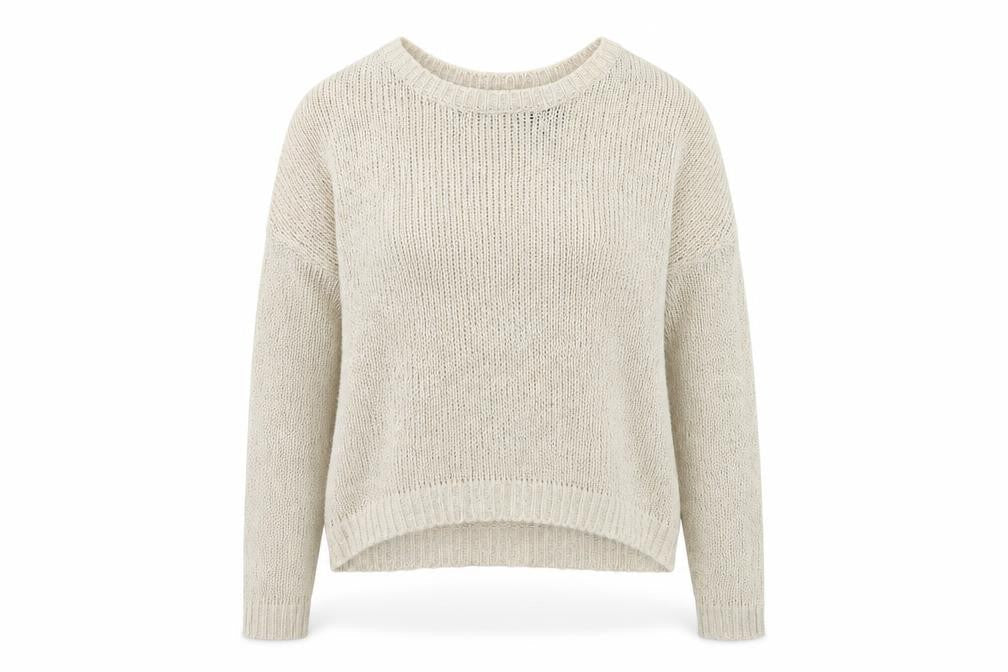 H&M Womens Beige  Knit Pullover Jumper Size 12