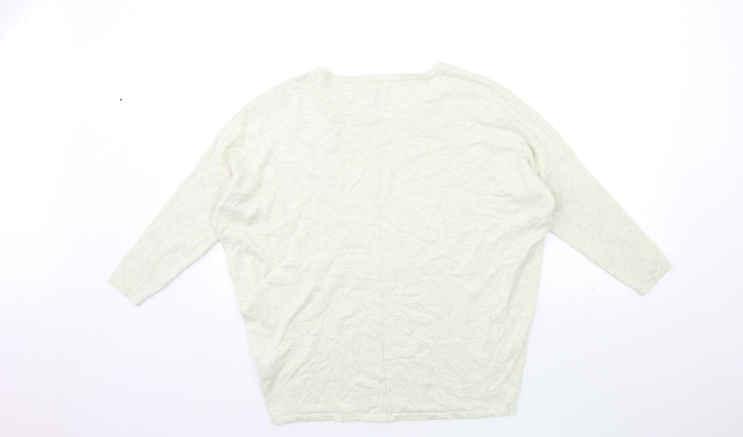 Saint Tropez Clothing Womens Beige  Knit Pullover Jumper