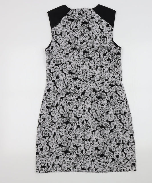 wearhouse Womens Black Gingham  A-Line  Size 12