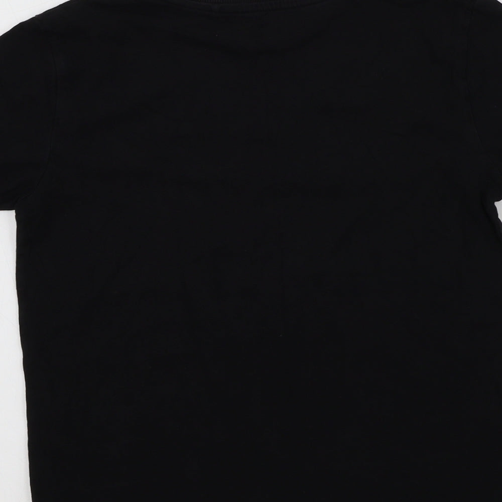 NEXT Boys Black Colourblock  Basic T-Shirt Size 10 Years