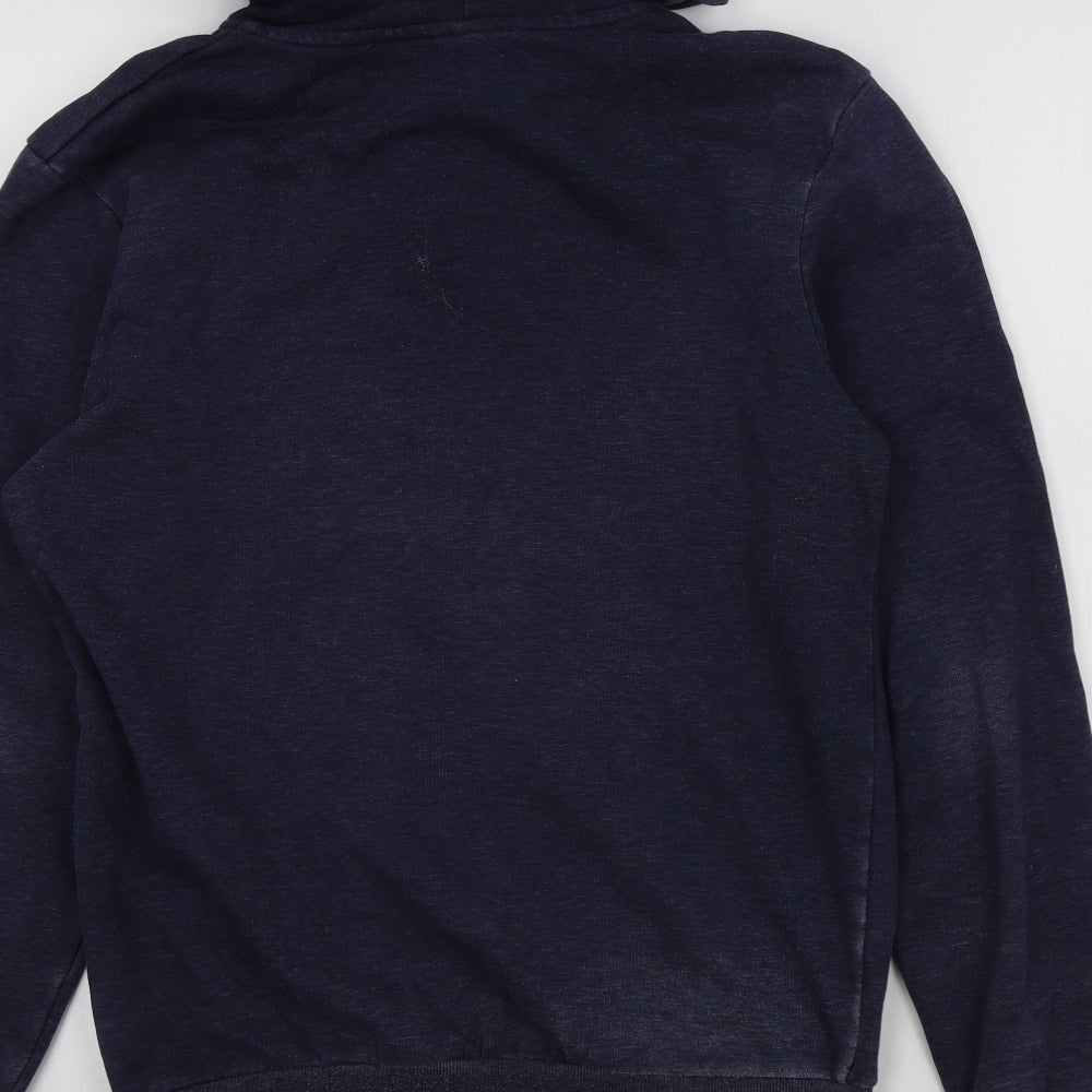 H&M Mens Blue   Full Zip Jumper Size S