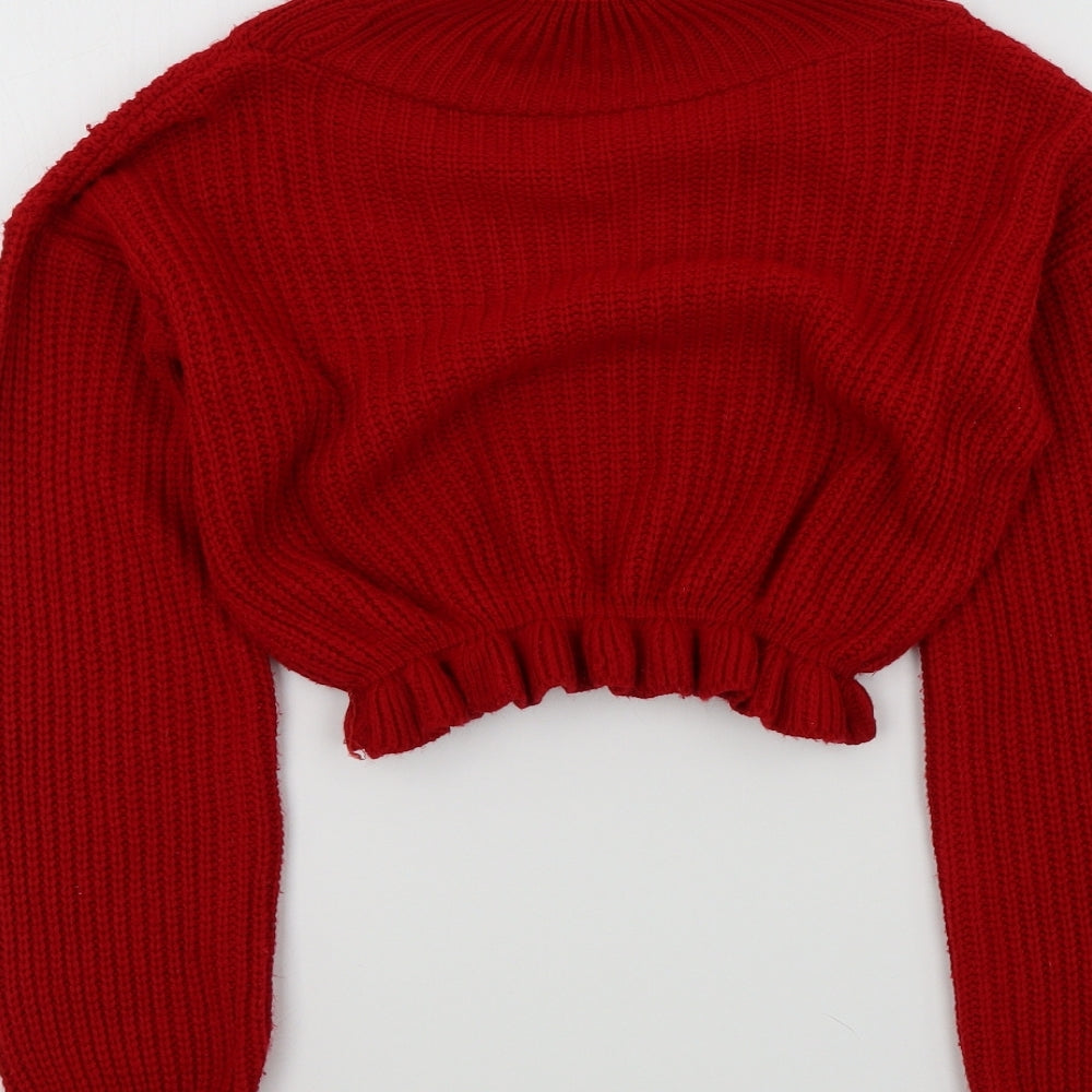 Preworn Womens Red   Pullover Jumper Size S