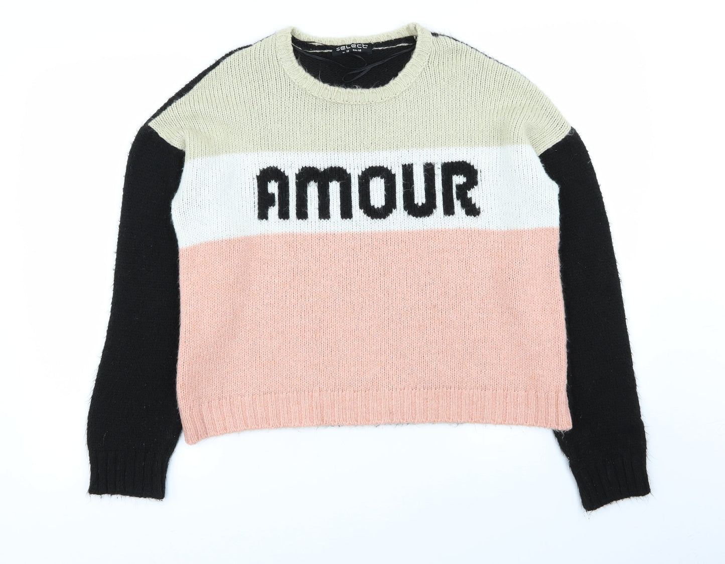 Select Womens Multicoloured   Pullover Jumper Size 12