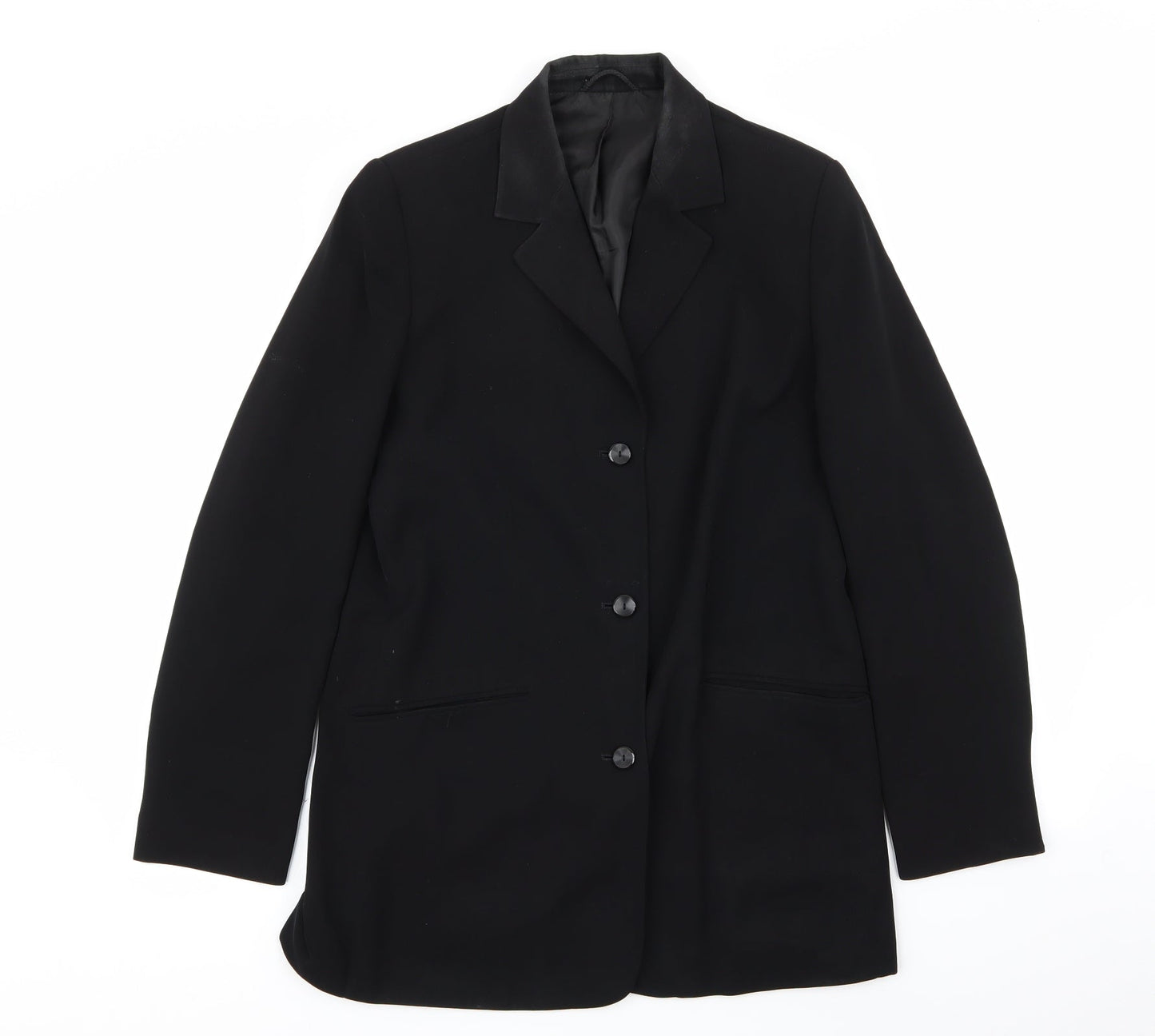 Preworn Womens Black   Jacket Blazer Size 10