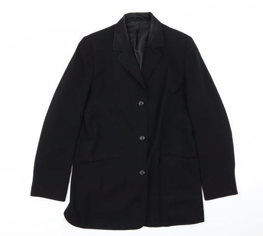 Preworn Womens Black   Jacket Blazer Size 10