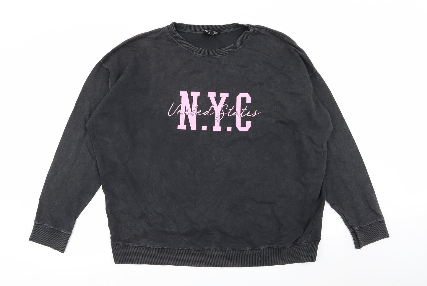 New Look Womens Grey   Pullover Jumper Size M