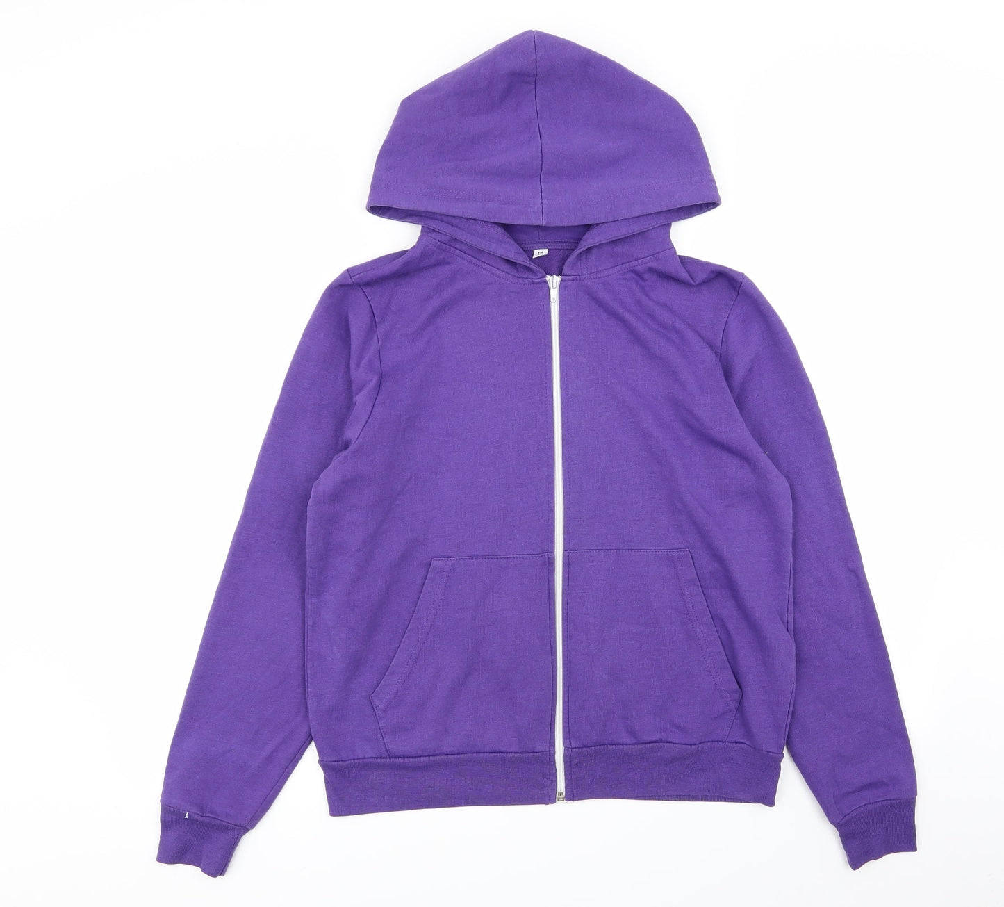 Preworn Womens Purple   Full Zip Jumper Size 16