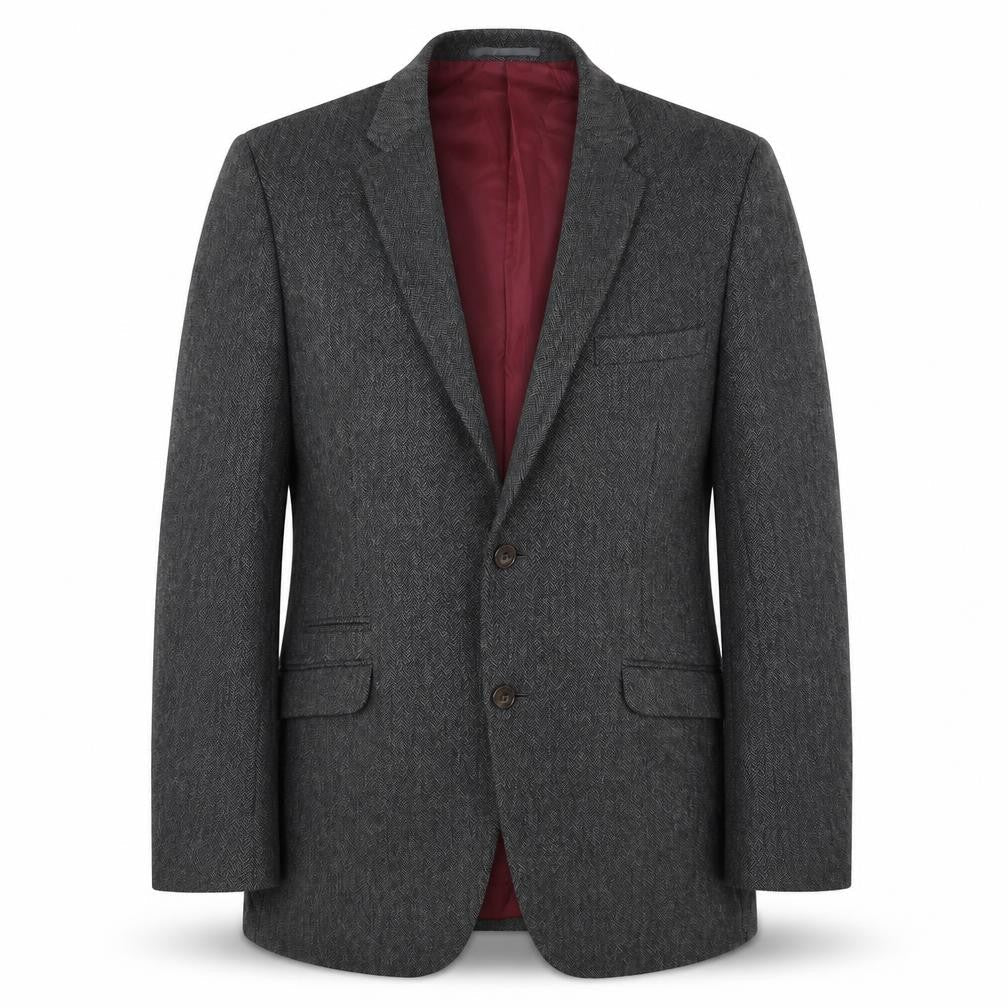 Dunnes Mens Grey Geometric  Jacket Blazer Size 42