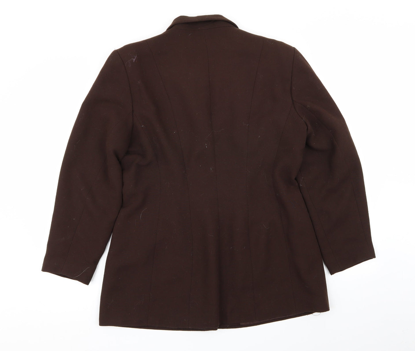 Preworn Womens Brown   Jacket Blazer Size 14