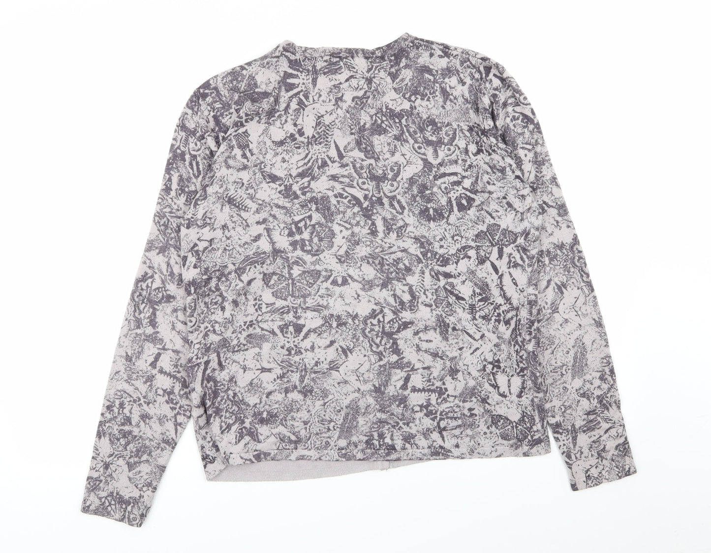 ESMARA Womens Multicoloured Floral  Cardigan Jumper Size 14