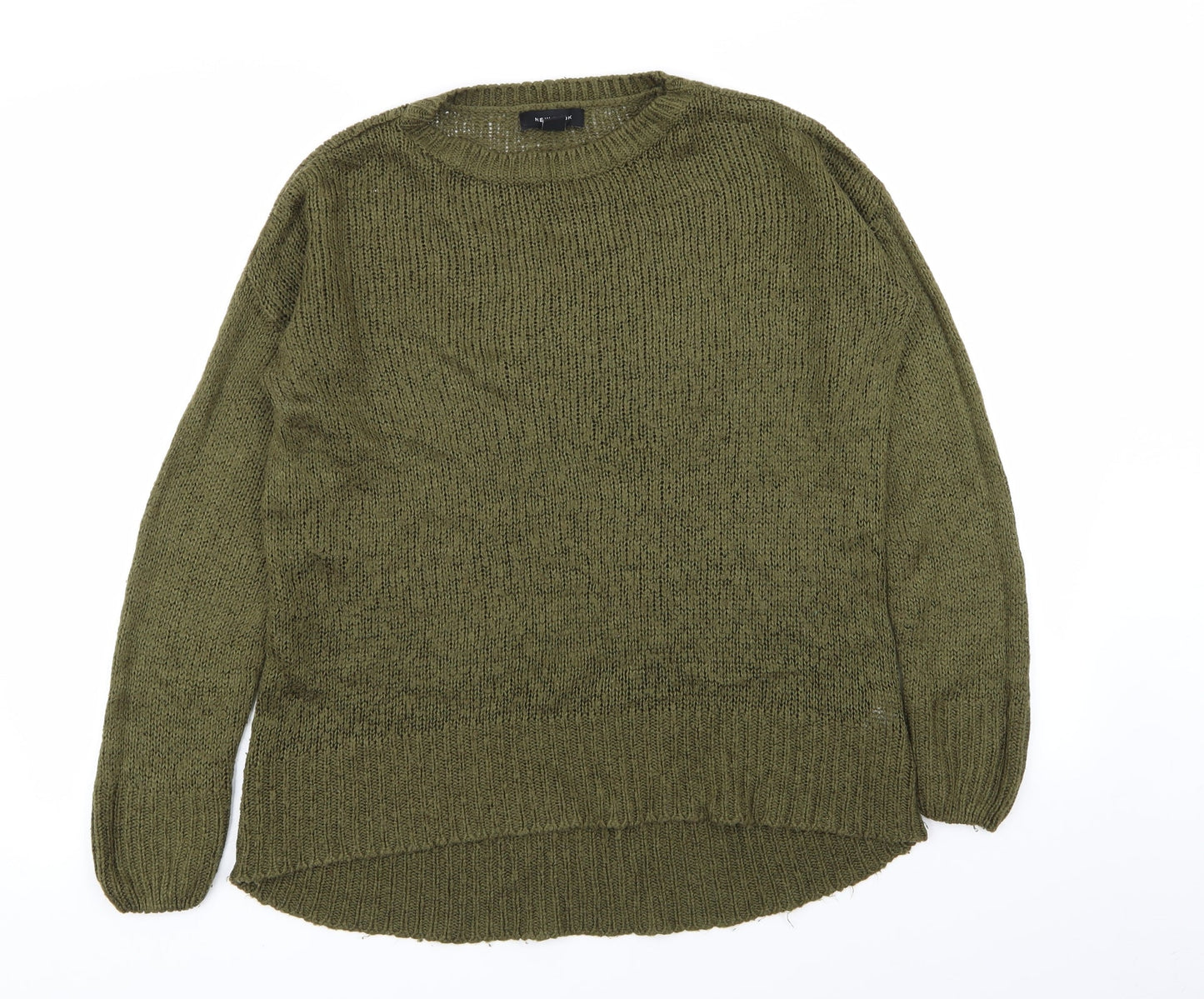 New Look Womens Green   Pullover Jumper Size S