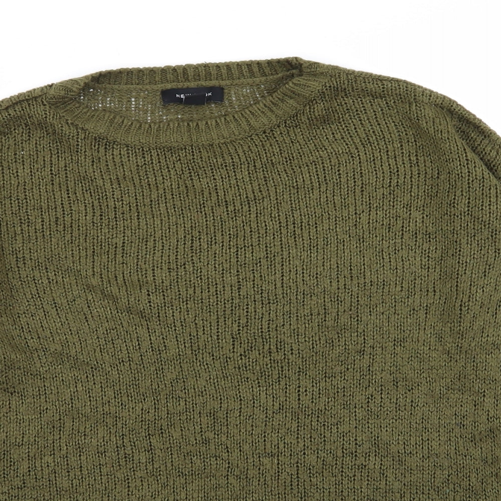 New Look Womens Green   Pullover Jumper Size S