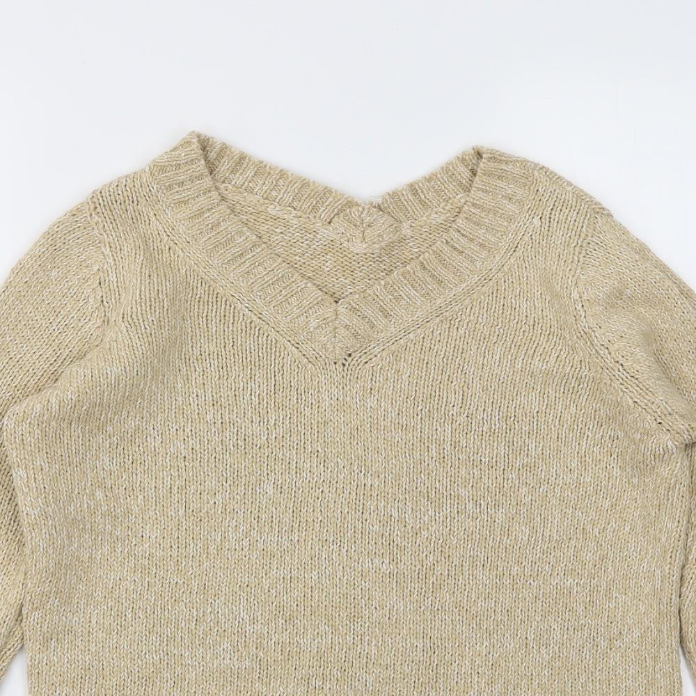 M&S Womens Beige   Pullover Jumper Size 16