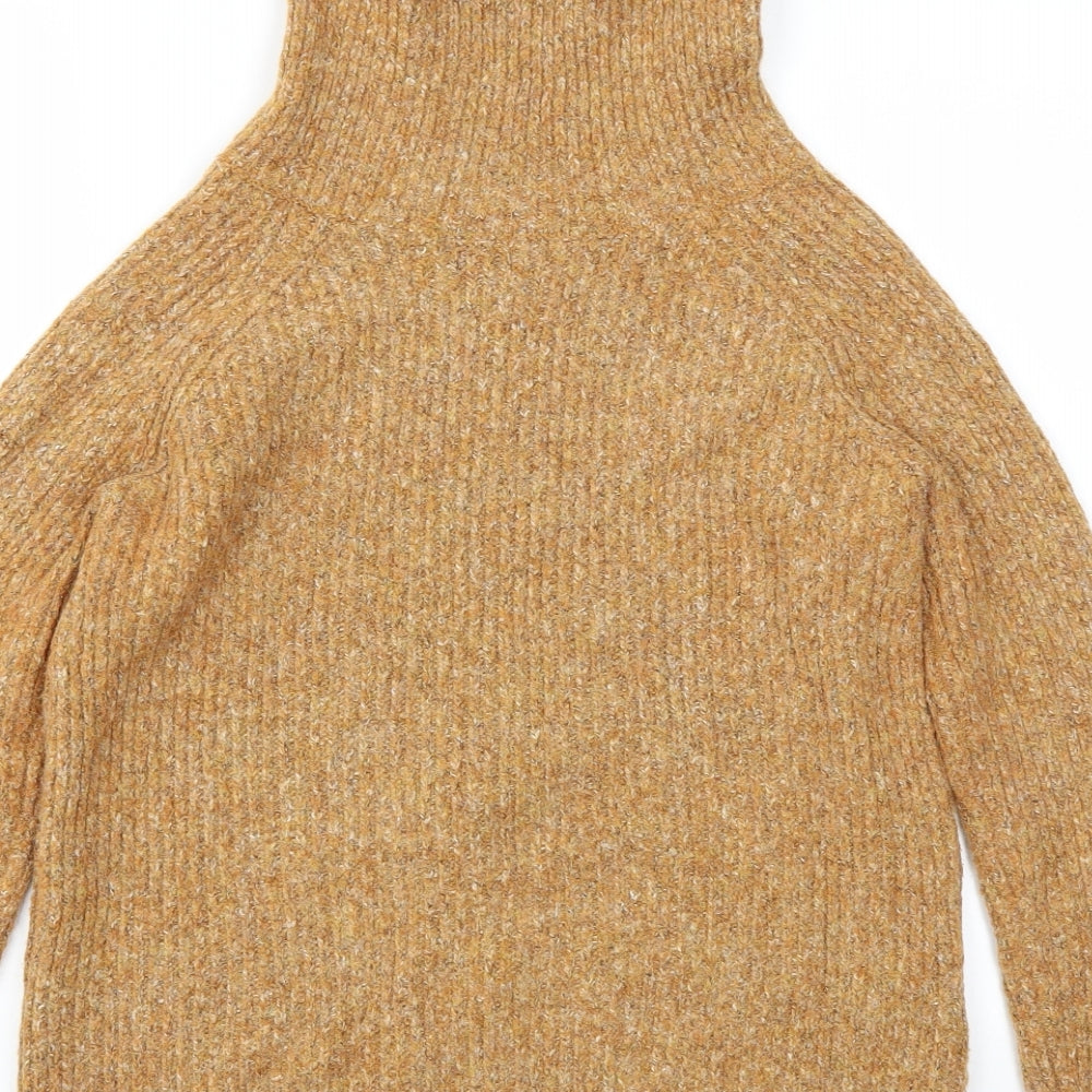 Papaya Womens Yellow   Pullover Jumper Size M