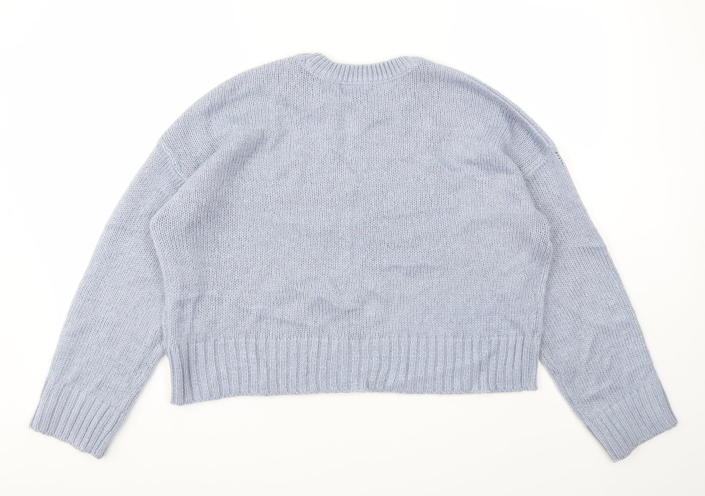 New Look Womens Blue   Pullover Jumper Size L