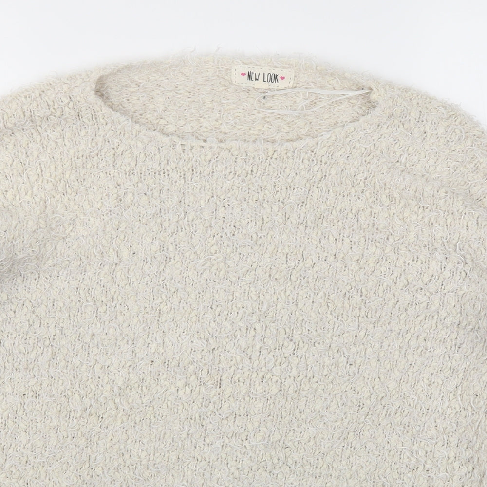 New Look Womens Beige   Pullover Jumper Size M