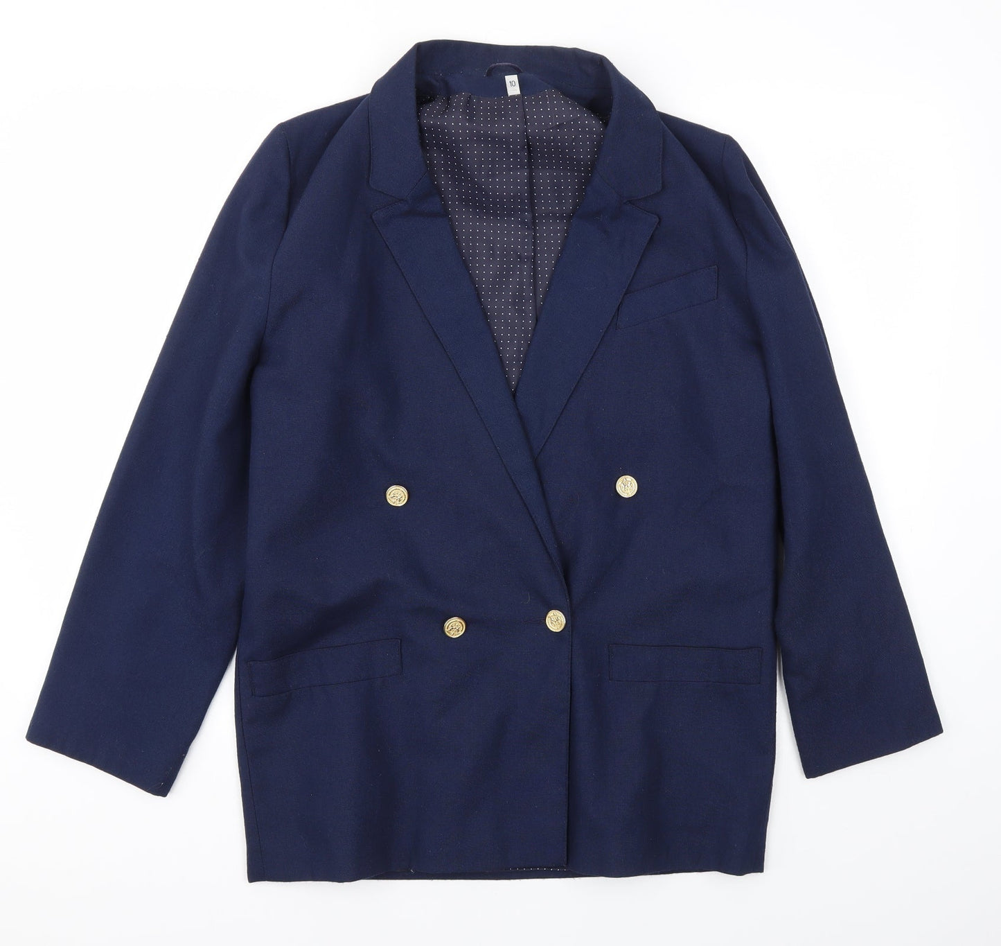 Preworn Womens Blue   Jacket Blazer Size 10