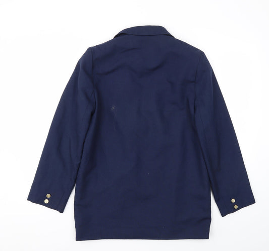 Preworn Womens Blue   Jacket Blazer Size 10