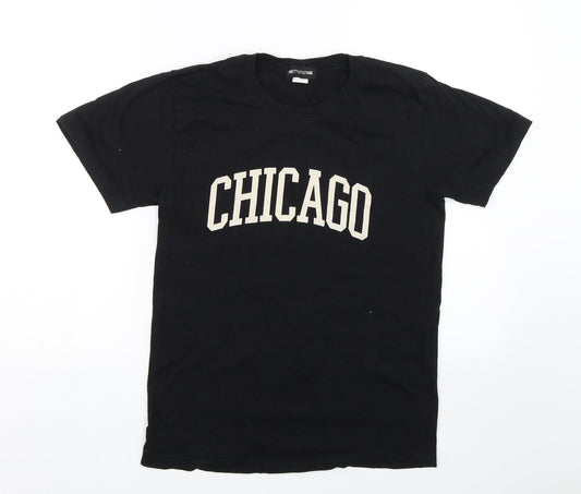 PRETTYLITTLETHING Womens Black   Basic T-Shirt Size S
