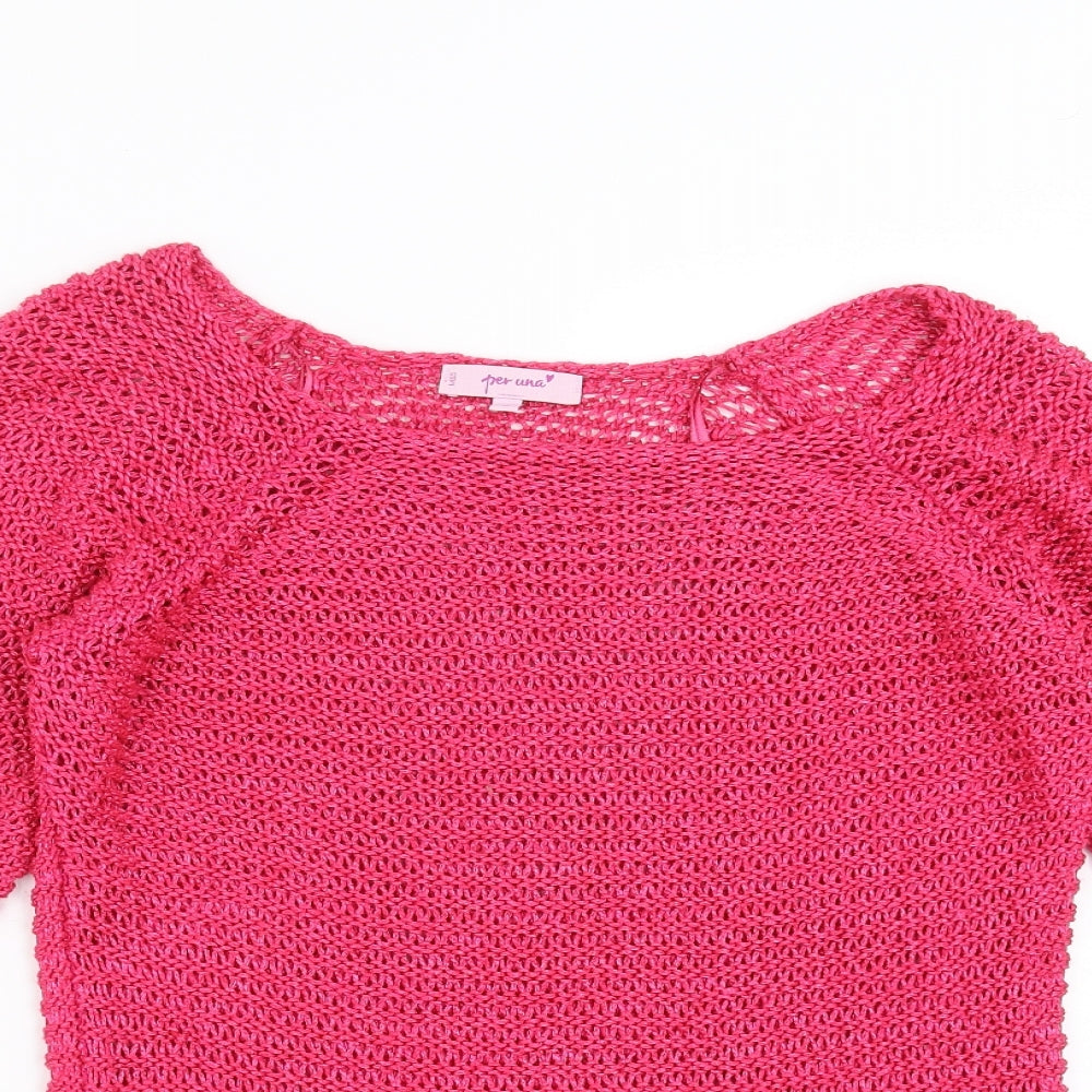 Marks and Spencer Womens Pink   Pullover Jumper Size M