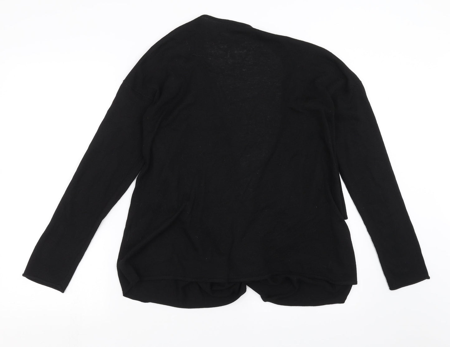H&M Womens Black  Knit Cardigan Jumper Size M