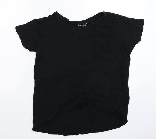 Select Womens Black   Basic T-Shirt Size 14
