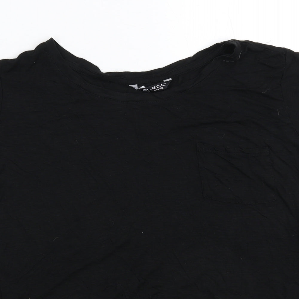 Select Womens Black   Basic T-Shirt Size 14