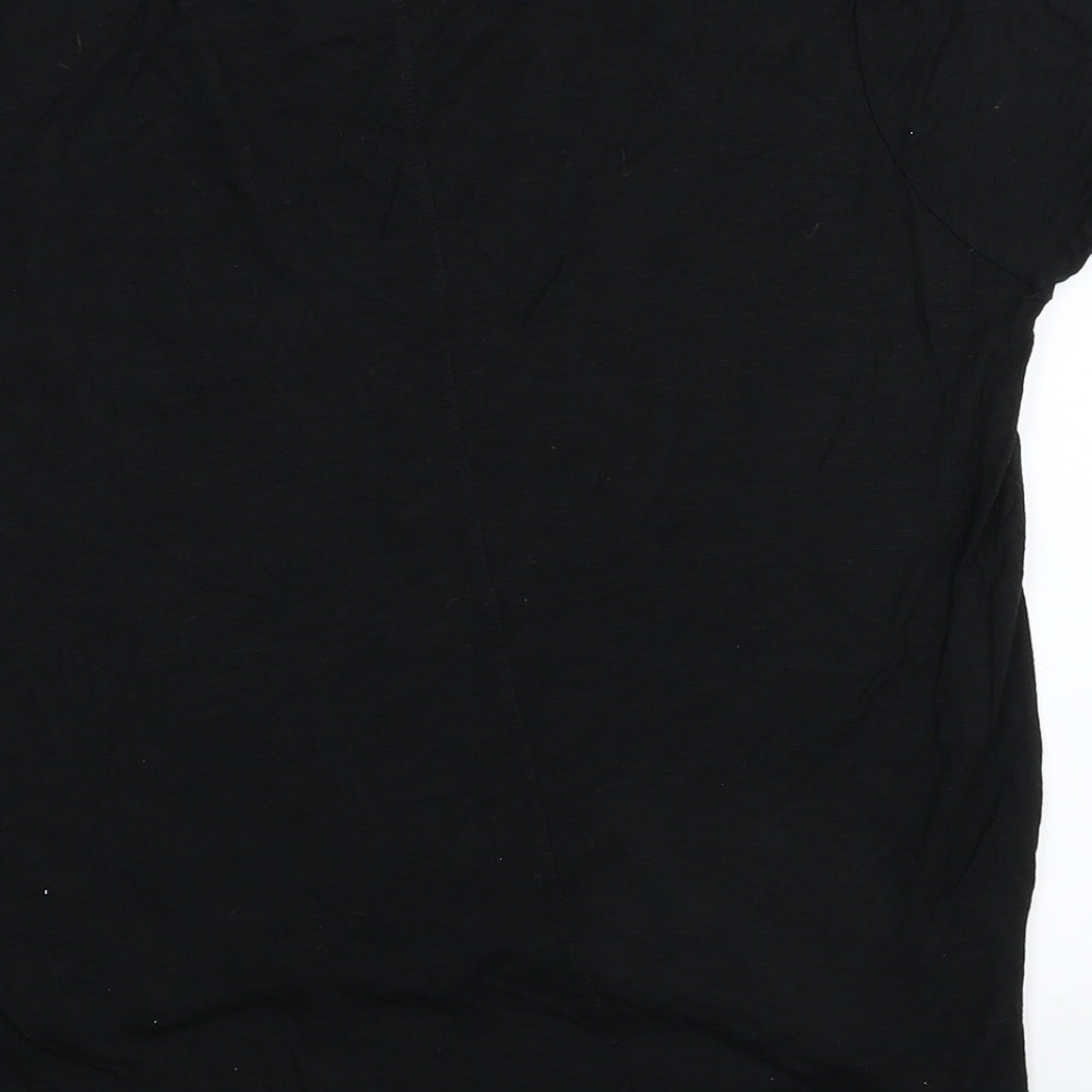 Select Womens Black   Basic T-Shirt Size 14