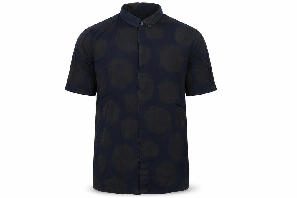 Front view of ASOS men’s multicoloured button-up, size M