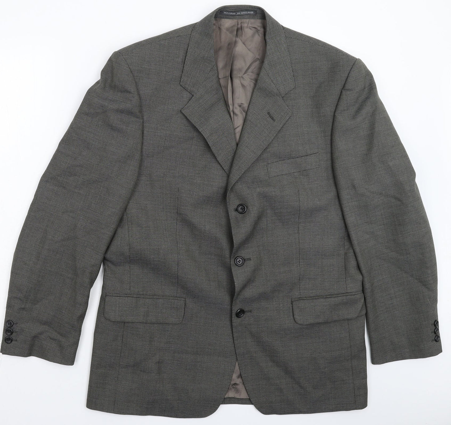 The Label Mens Grey   Jacket Suit Jacket Size 42