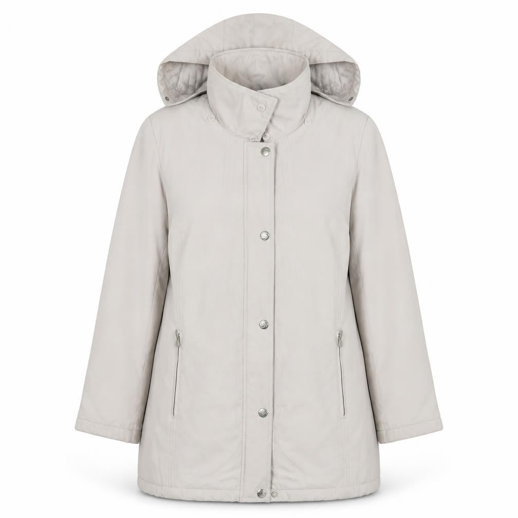 Bonmarché Womens Grey Pea Coat Coat Size M