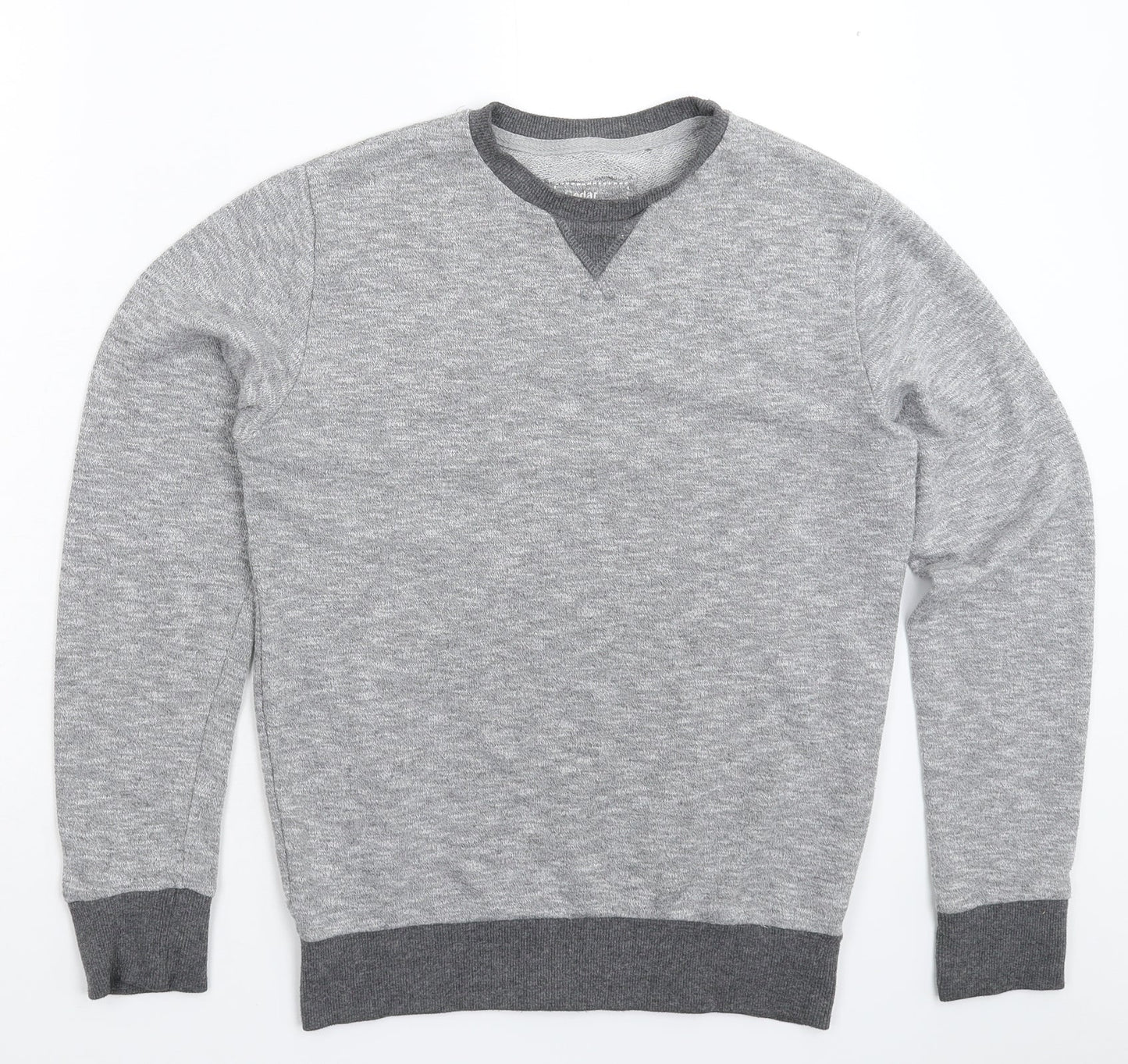Cedar Wood State Womens Grey   Pullover Sweatshirt Size S