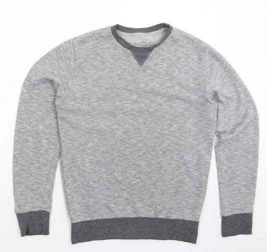 Cedar Wood State Womens Grey   Pullover Sweatshirt Size S