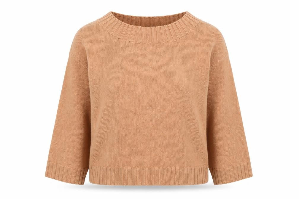 H&M Womens Beige  Knit Pullover Jumper Size L