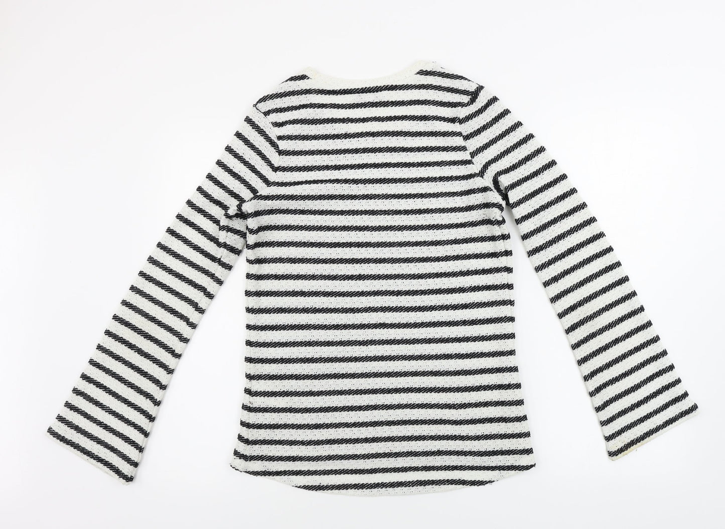 NEXT  Womens White Striped  Pullover Jumper Size 8