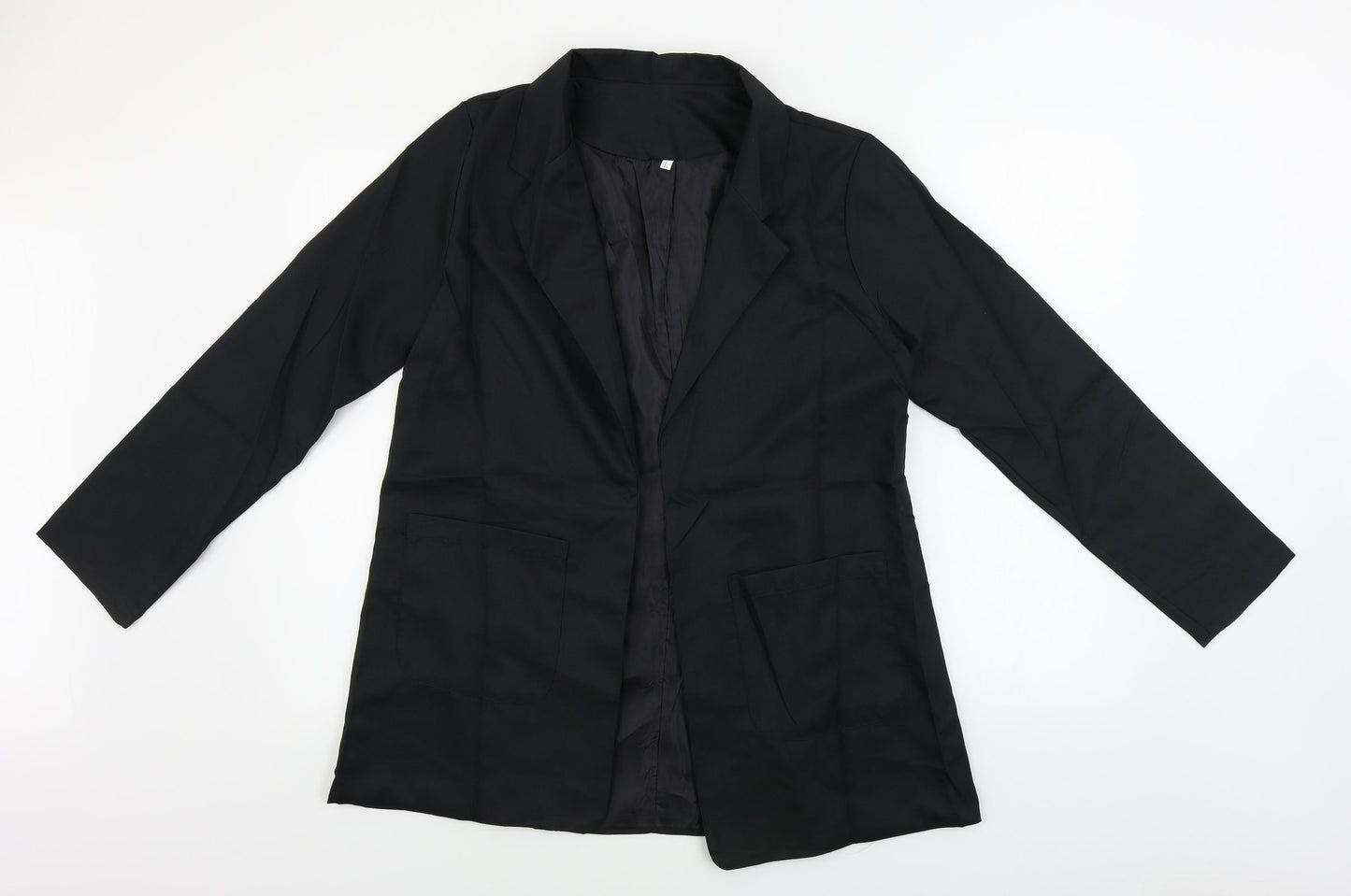 Preworn  Womens Black   Jacket Blazer Size L
