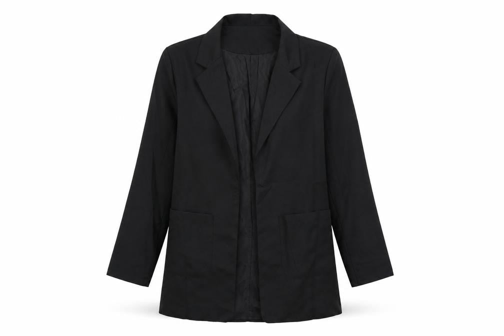 Preworn  Womens Black   Jacket Blazer Size L