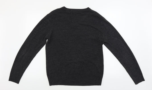 Cedar Wood State  Mens Grey   Pullover Jumper Size M