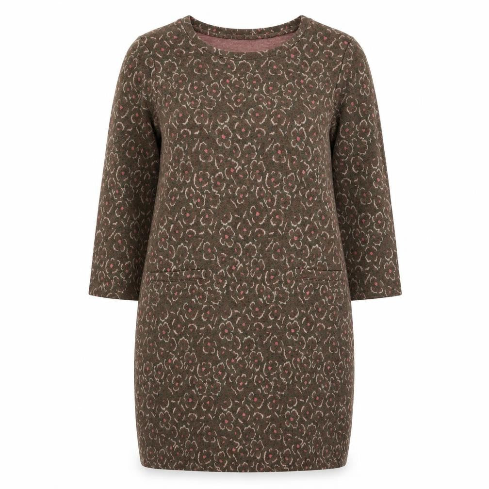 TU Womens Brown Floral  Pullover Jumper Size 12