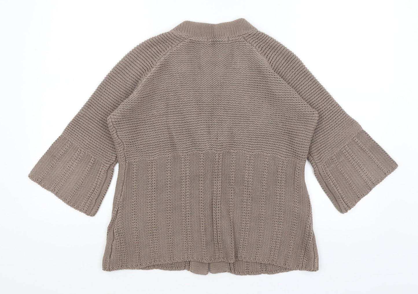 M&S Womens Brown   Cardigan Jumper Size 14