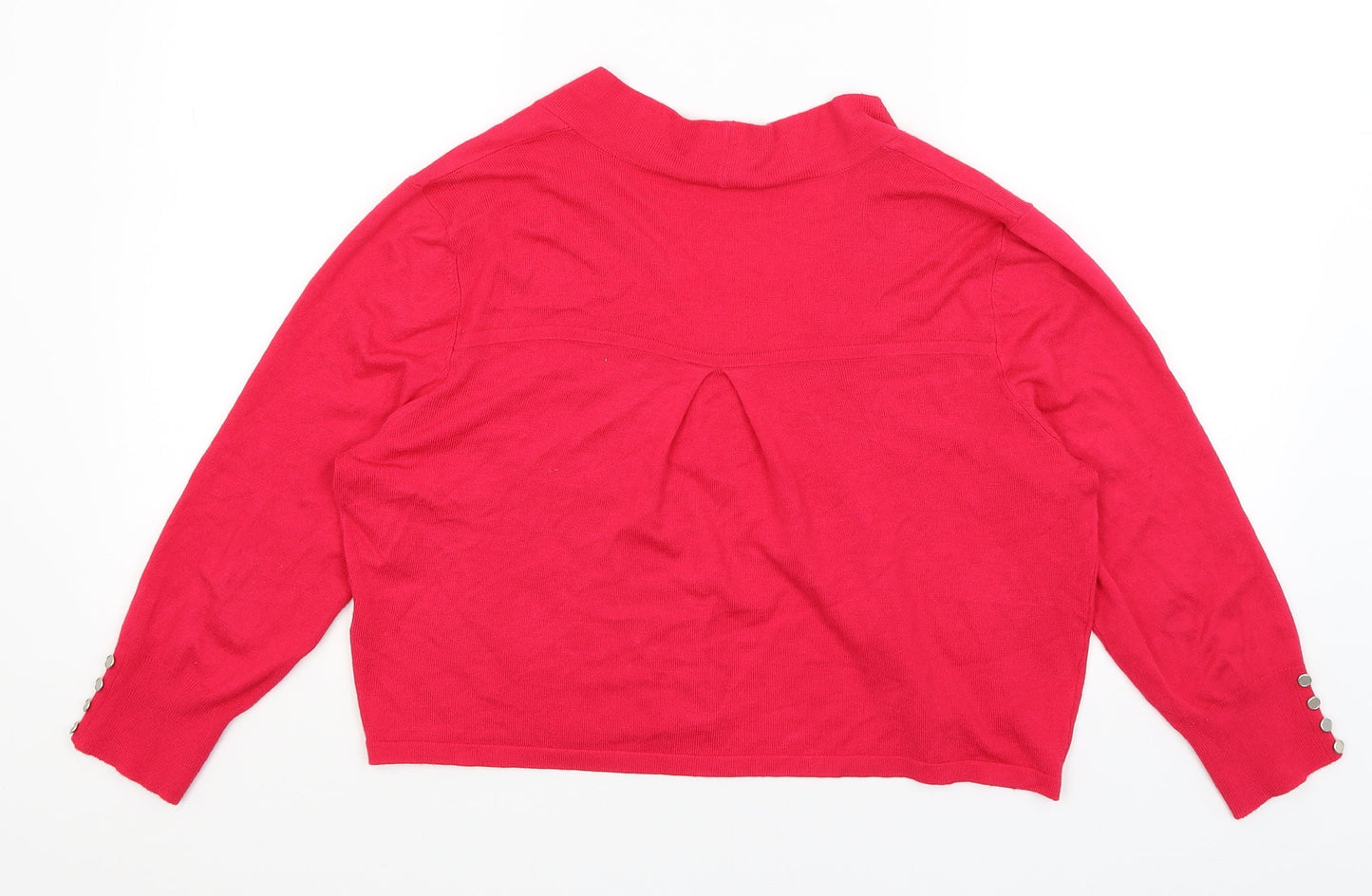 Wallis Womens Pink   Wrap Jumper Size M