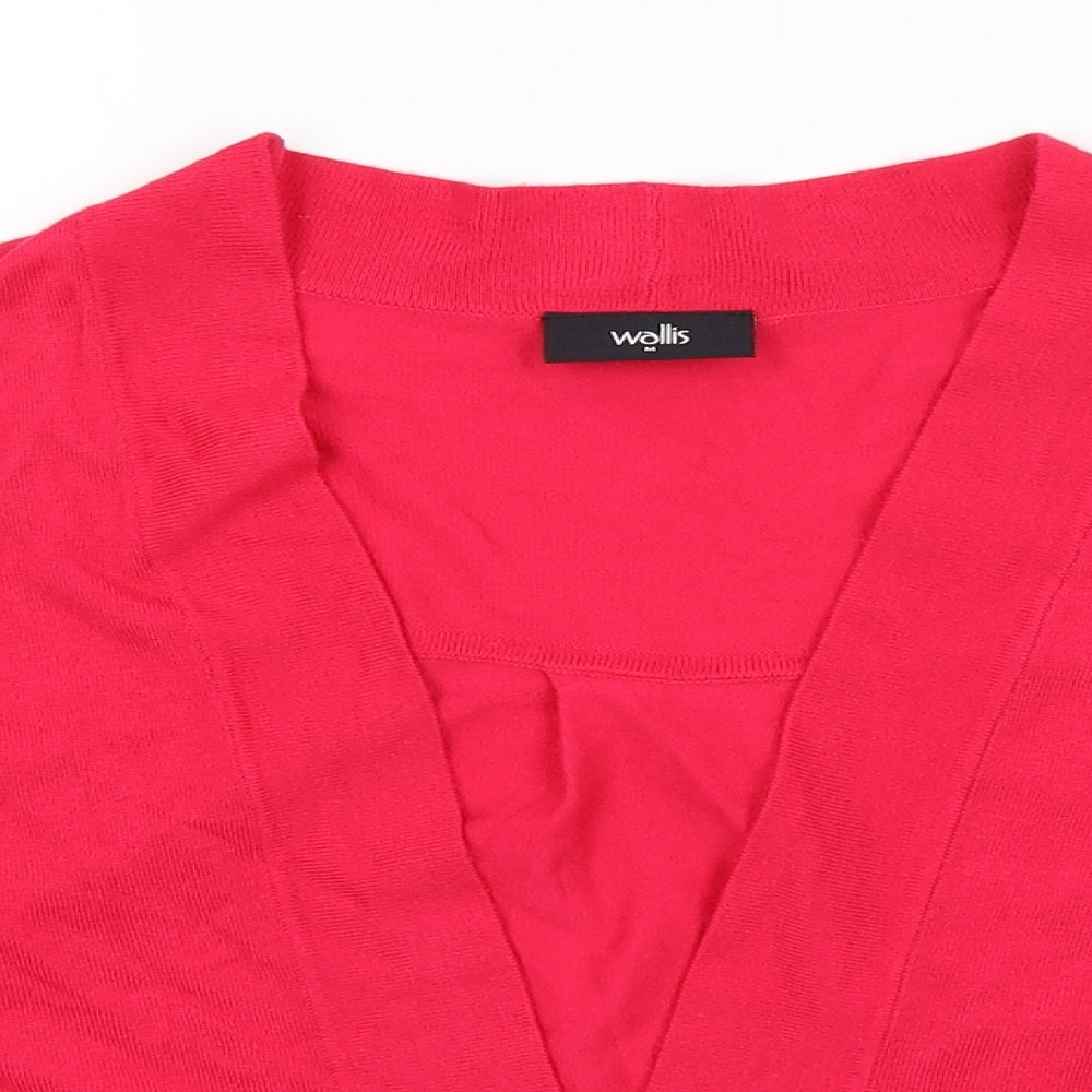 Wallis Womens Pink   Wrap Jumper Size M