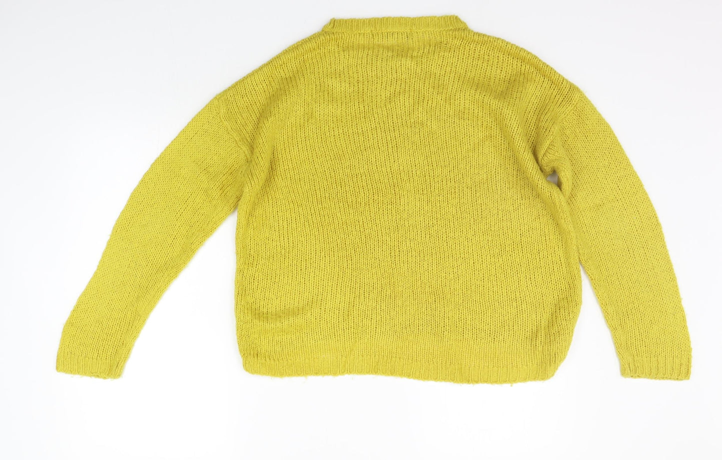 Select Womens Yellow   Pullover Jumper Size 12