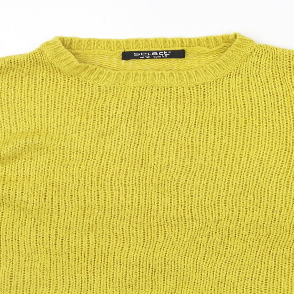 Select Womens Yellow   Pullover Jumper Size 12