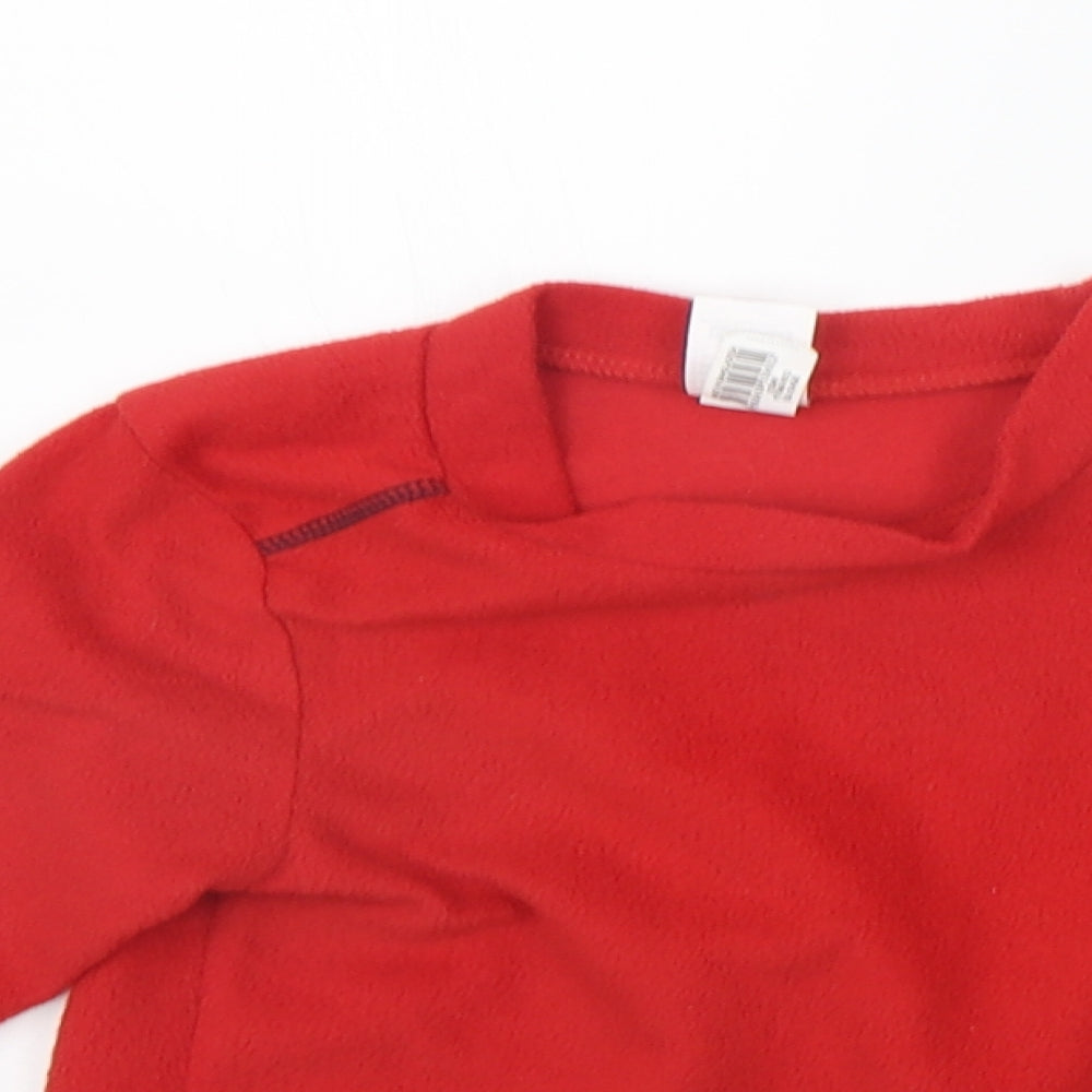 DECATHLON  Boys Red   Pullover Jumper Size 6 Years