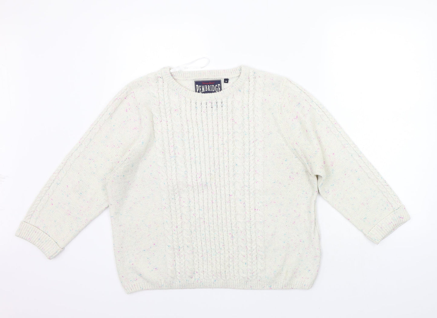 New Look Womens Beige   Pullover Jumper Size 14